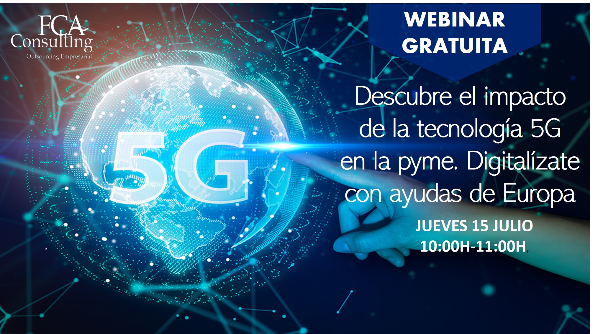 Webinar: Descubre el impacto del 5G en la pyme. Digitalízate con ayudas ...